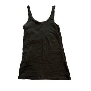 Groceries Scoop Tank Top in Pomegranate Iron